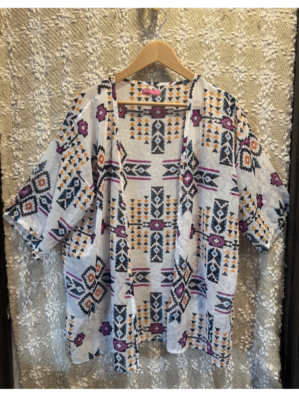 Women's Aztec-print kimono – Size S